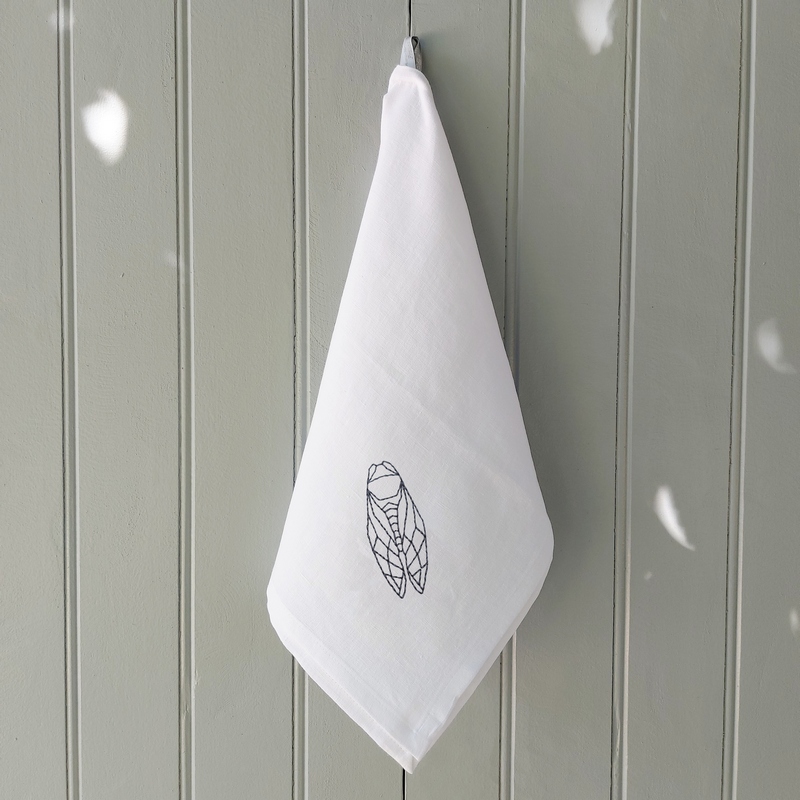 Torchon 45x70cm - Lin - Cigale